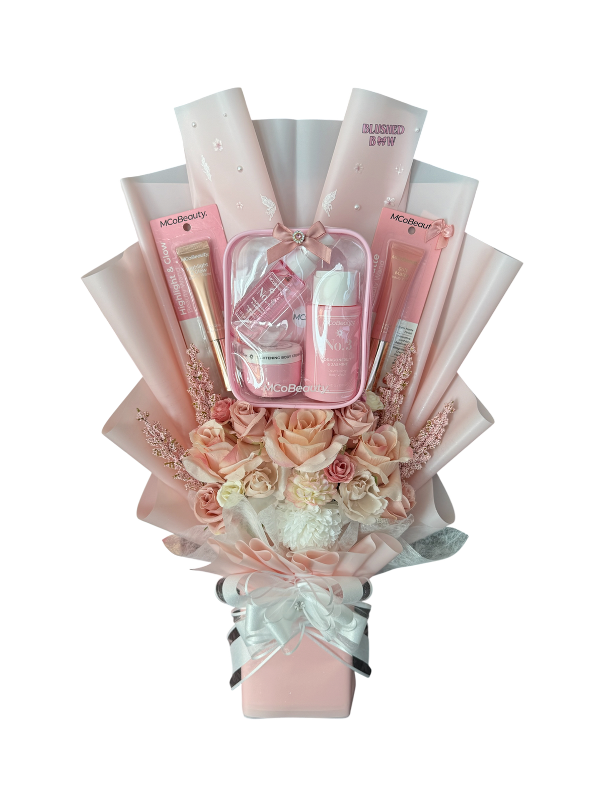 MCoBeauty Limited Edition Pink Beauty Gift Bouquet