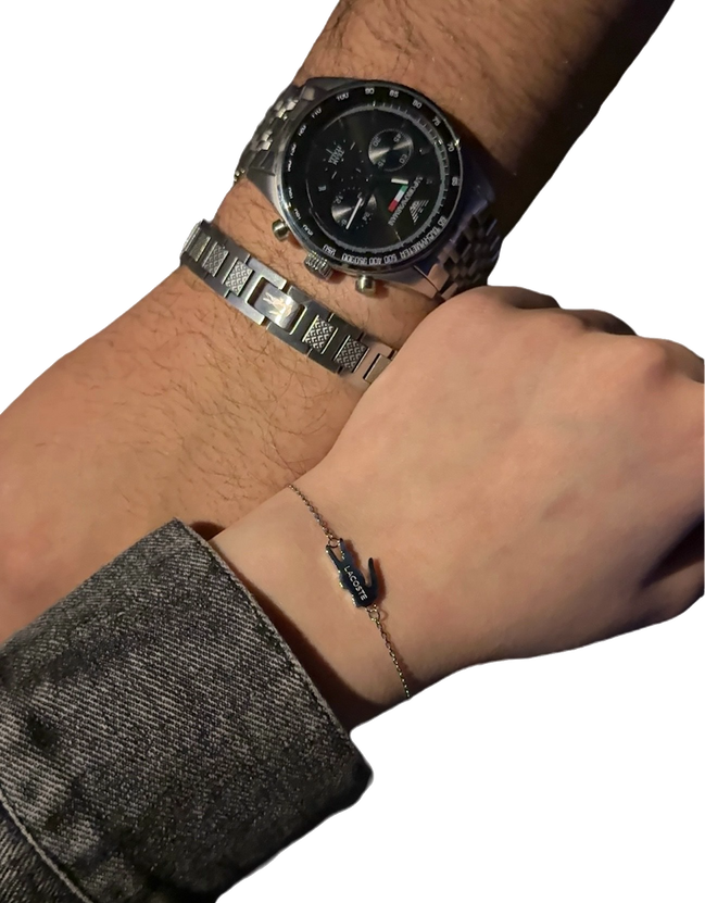Him & Her Lacoste Matching Bracelet Bouquet